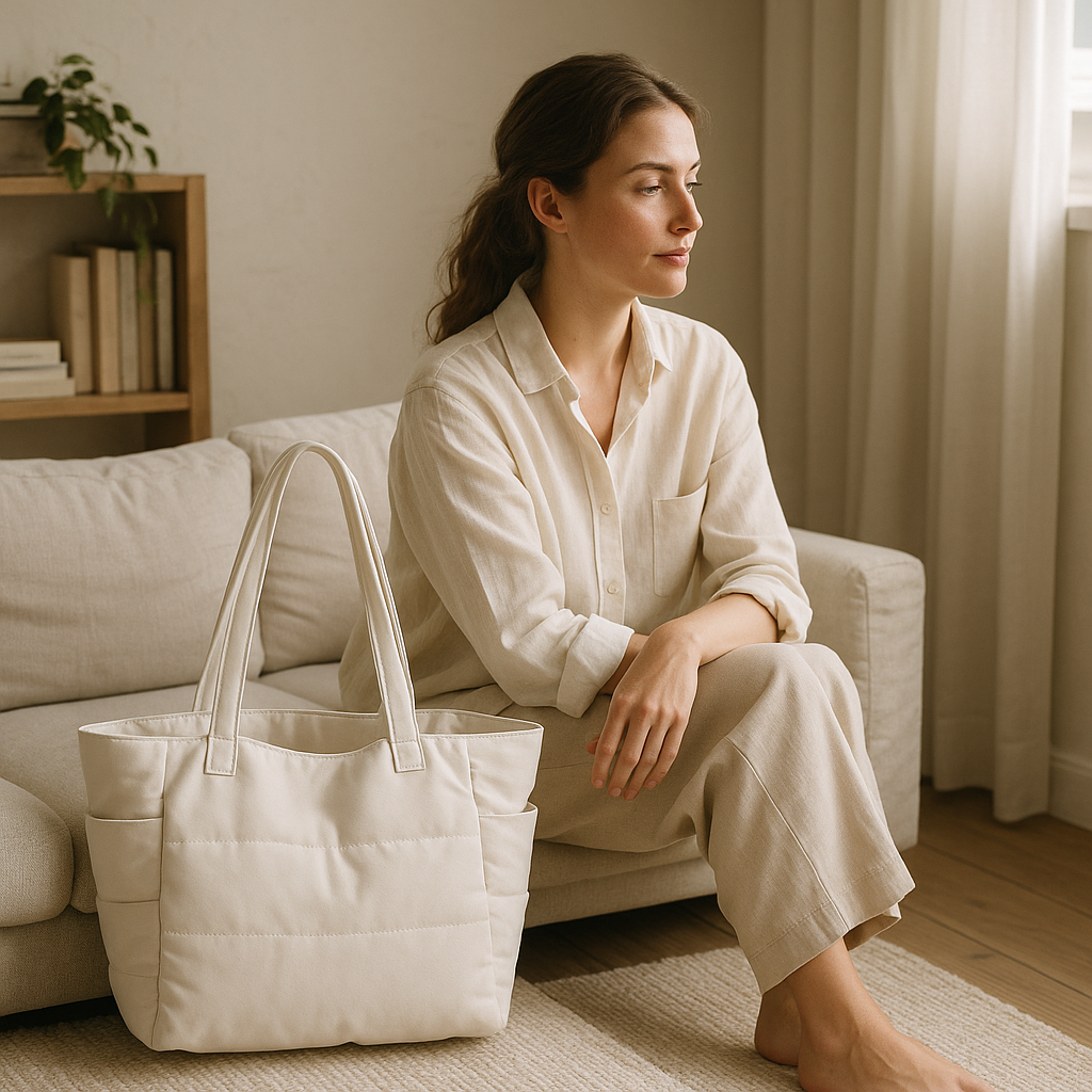 Sac Cabas Blanc