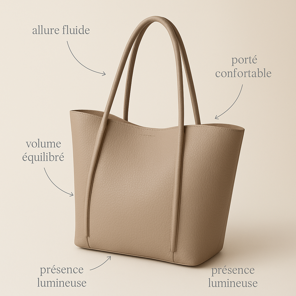 Sac Cabas Cuir Souple Italien