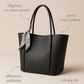 Sac Cabas Noir Femme