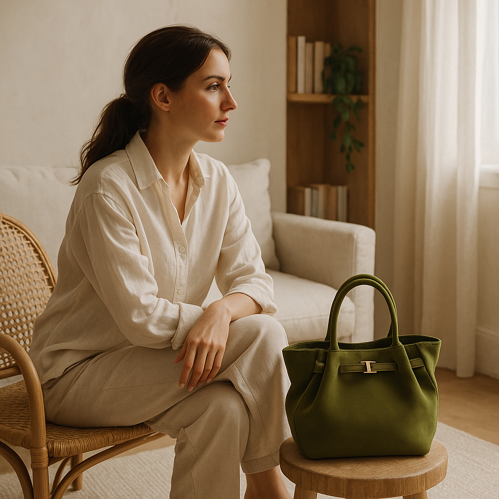 Sac Cabas Kaki