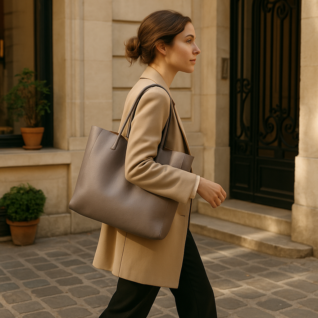 Sac Cabas Gris