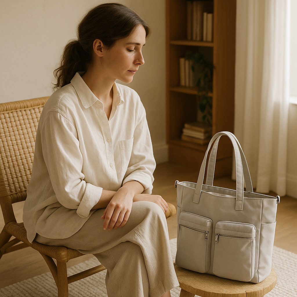 Sac Cabas Tissu Rigide