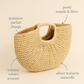 Sac Cabas Paille Plage