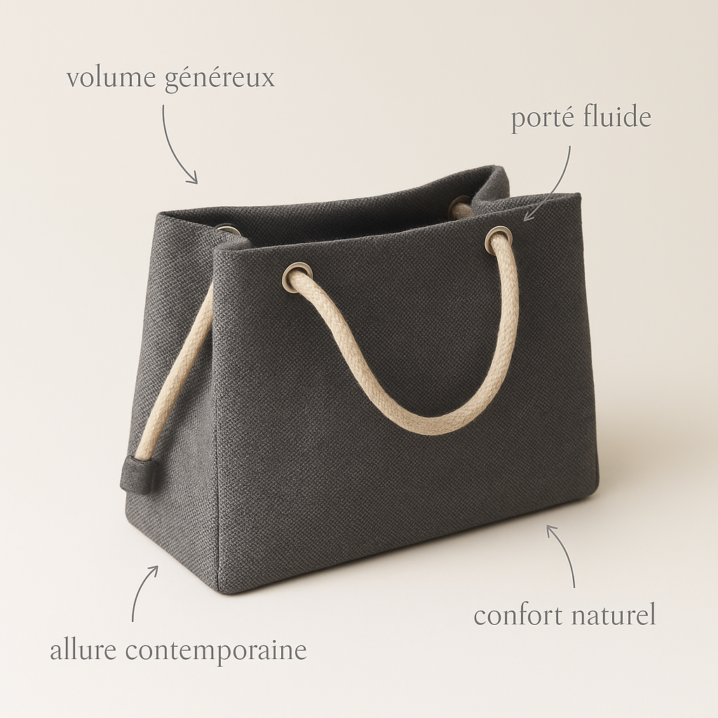 Sac Cabas Tissu Grand Format