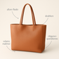 Sac Cabas Cuir Souple