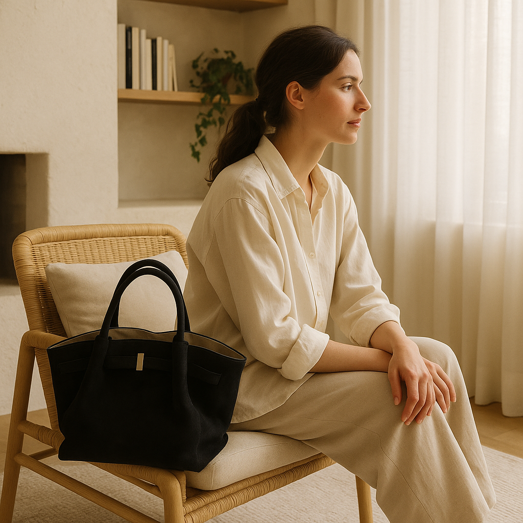 Grand Sac Cabas Daim